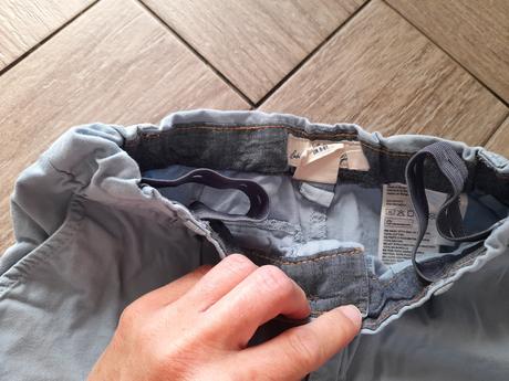 Slabé plátěné kalhoty zn. hm, vel. 134, h&m,134