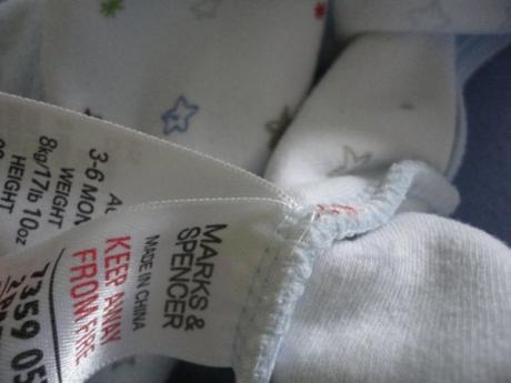Vypodložené kalhotky marks+spencer,vel. 3-6 měsíců, marks & spencer,68
