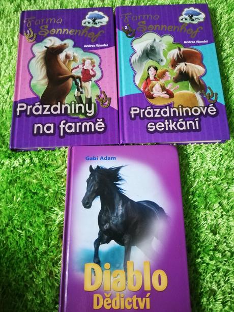 Sada knih o koních,