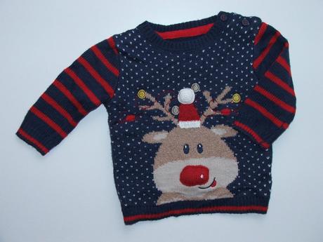 M352 vánoční chlapecký svetřík vel. 68, george, 68
