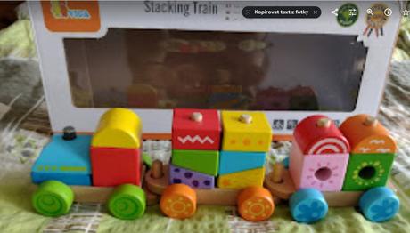 Viga dřevěná mašinka,