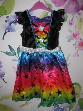 Kostým - šaty malá kouzelnice halloween,