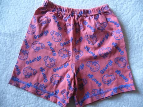 Bavlněné kraťasy pepa pig, george,86