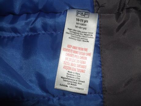 Zimní bunda s kapucí, f&f,146