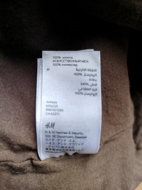 Chlupatý overal zn. h&m vel.62, h&m,62