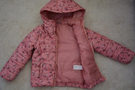 Zimní kytičková bunda, pepco,128