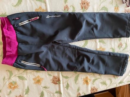 Kalhoty softsheel, wolf,116