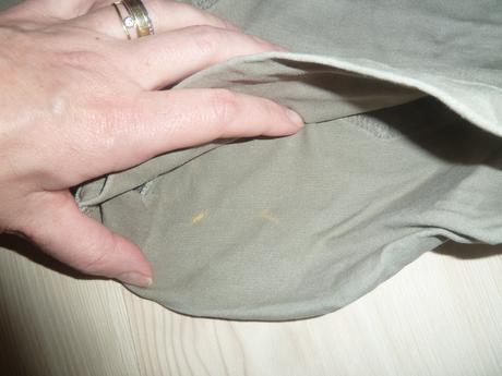 Khaki šortky, h&m,164