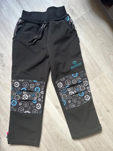 Dětské zateplené softshell kalhoty, neverest,122