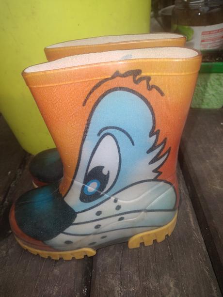 Dětské gumáky zvířatko vl. 20-21, vn.stélka 13.5 c, demar,20