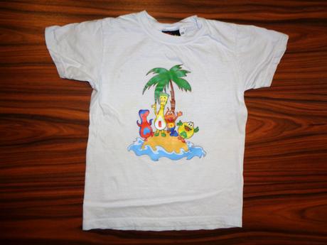 Bílé tričko se zvířátky na ostrově, 116