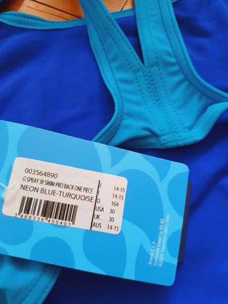 2xdívčí sportovní jednodílné plavky arena vel. 164, 164