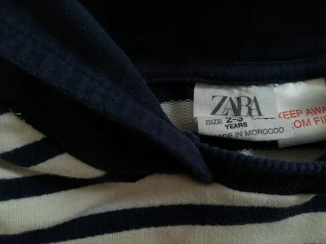 Mikina pruhovaná, zara,98