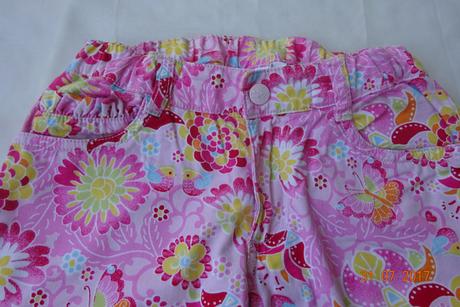 .bavlněné 3/4 kraťase,tříčtvrťáky, h&m,134