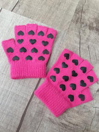 Dívčí rukavice bez prstove, 128