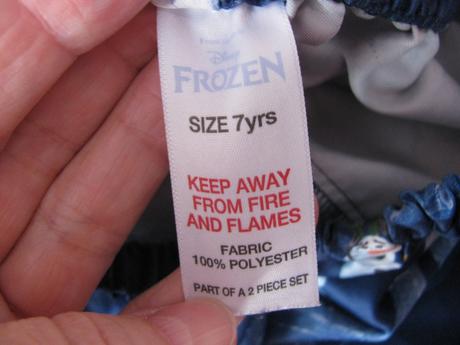 Dívčí saténové pyžamové kalhoty frozen, disney,122