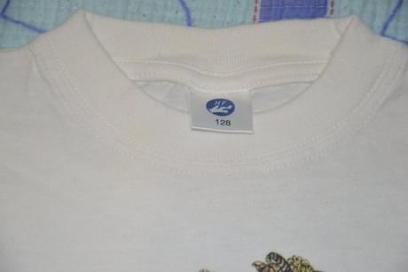 2x bílé bavlněné tričko, 116