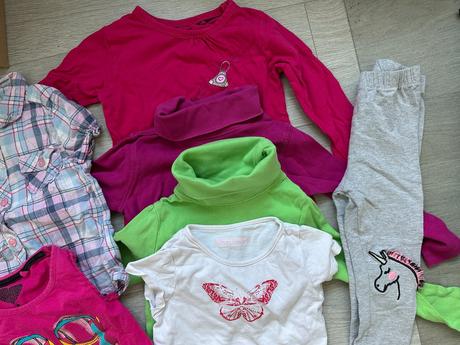 Sada oblečení, dívka, vel. 98 - 9 ks, 86–98