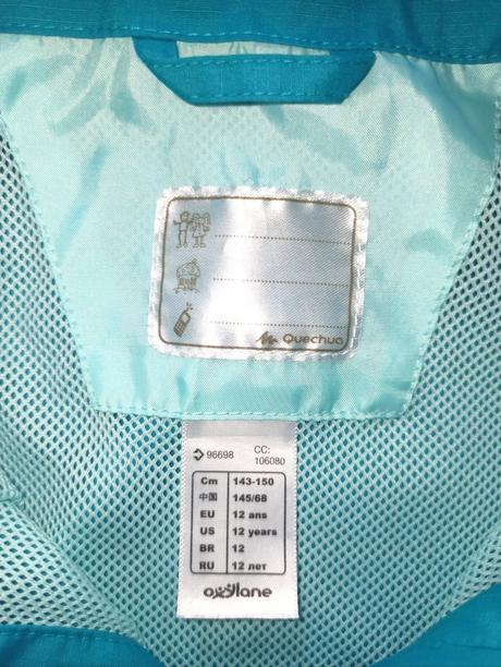 Bunda jaro/podzim vel.128 -150(12let) zn.quechua, quechua,128