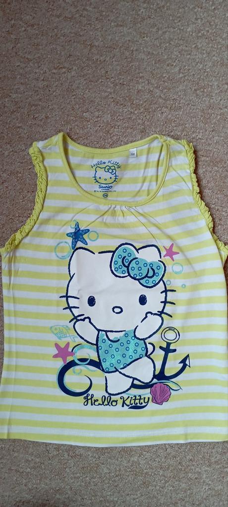 Tílko hello kitty zn."sanrio/c&a" vel."122", sanrio,122