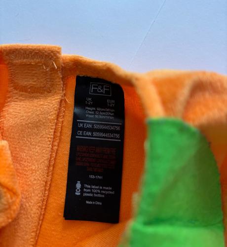 St6/ kostým dýně overal - v.1/2 roky, 