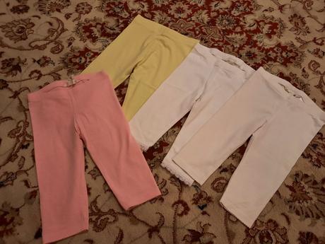 4x 3/4 legíny 98/104, h&m,98
