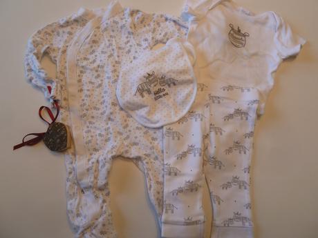 Set pyžamo, tepláčky, body a brindák, f&f,68