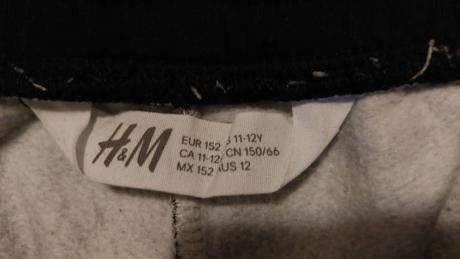 Tepláky, h&m,152