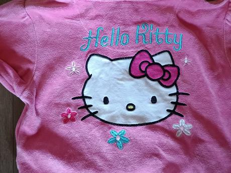 Dívčí sametová mikina, hello kitty, vel. 92/98, hello kitty,92