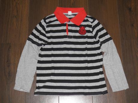 Klučičí trička s kr.a 1s dl.rukávem - vel.140, c&a,140