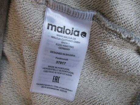 Chlapecká bavlněná mikina s kapucí maloja v.l /158, 158