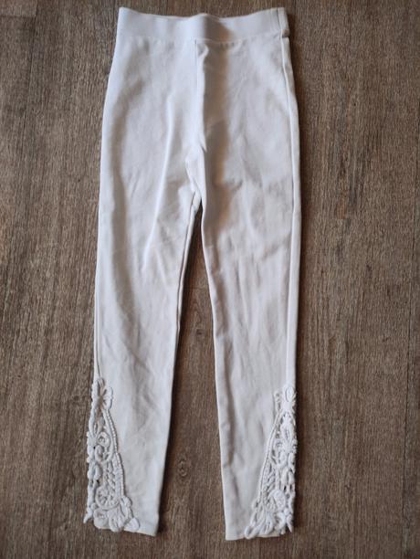 Jegginy/džegíny bílé/legíny, river island,140
