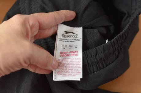 Šusťákové kalhoty vel. 8 let, slazenger,128