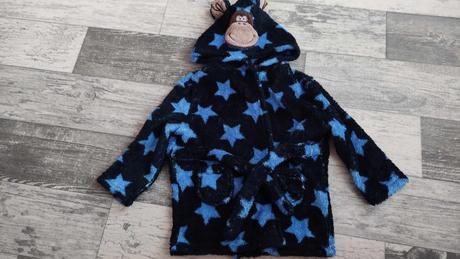 Župan micro fleece opičák 6-12m, early days,74