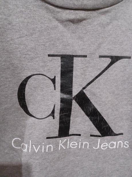 Šedá mikina calvin klein xs / 158-164, calvin klein,158