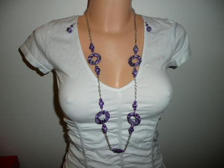 Set řetízek - náhrdelník + náušnice,