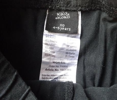 Černé legíny, kiki&koko,110