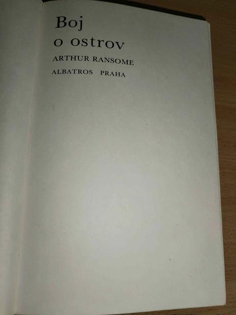 Kniha - boj o ostrov - arthur ransome,
