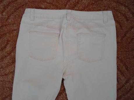 Růžové kalhoty rifle džíny, takko,38