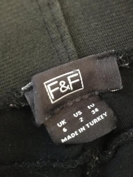 Legíny/džegíny f&f, vel. 34, f&f,xs