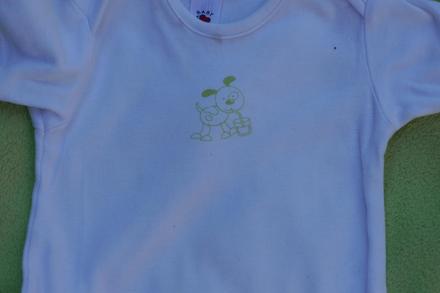 Body bile s pejskem, baby club,80