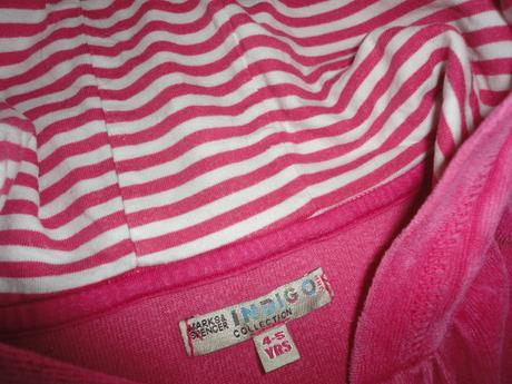 Sametová mikina marks+spencer, vel. 4/5 let, marks & spencer,104