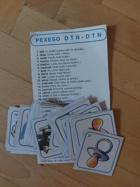 Logopedické pexeso ďťň,