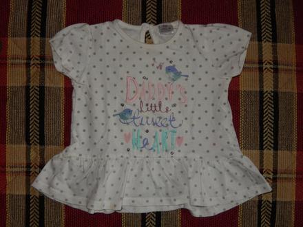 Krásné puntíkované tričko, f&f,86
