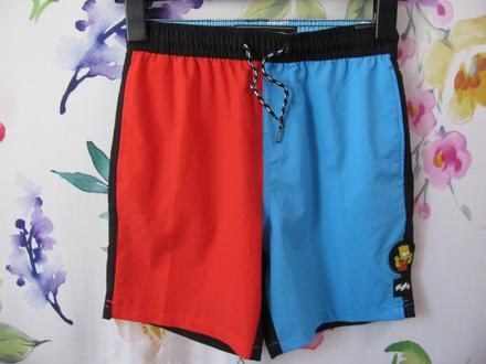 Luxusní chlapecké pružné šortky billabong simpsons, billabong,140