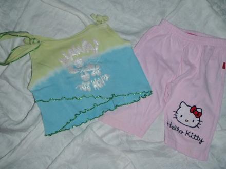 Krásný letní komplet s kittynkou, sanrio,62