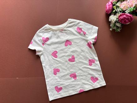 Triko smetanové se srdíčky - v.3/4 roky, f&f,104