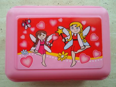 Růžová krabička na svačinu,