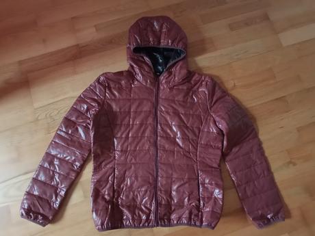 Vínovohnědá lehce vatovaná bundička, xl