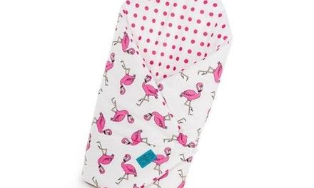 Vyšívaná zavinovačka belisima plameňák růžová, 